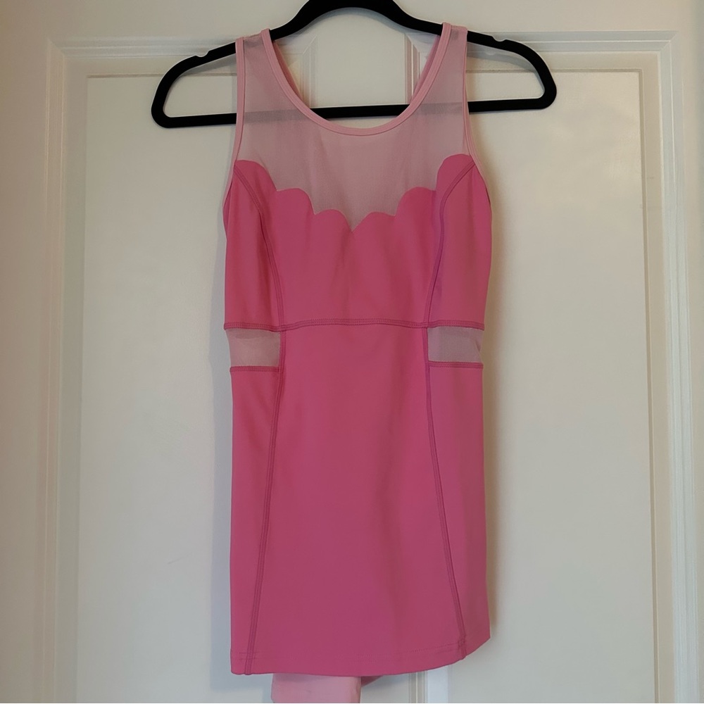 Crowned Athletics Pink Mermaid Princess Athletic Top Size Large
